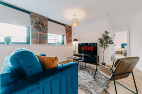Chic Industrial Style Luxury Pad, City Centre, Fast WiFi, Contractors, Famillies